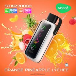 VOZOL Vape Kopen oranje ananaslychee | VOZOL STAR 20000 88XXJ410