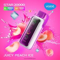 VOZOL Vapes Kopen sappig perzikijs | VOZOL STAR 20000 88XXJ405